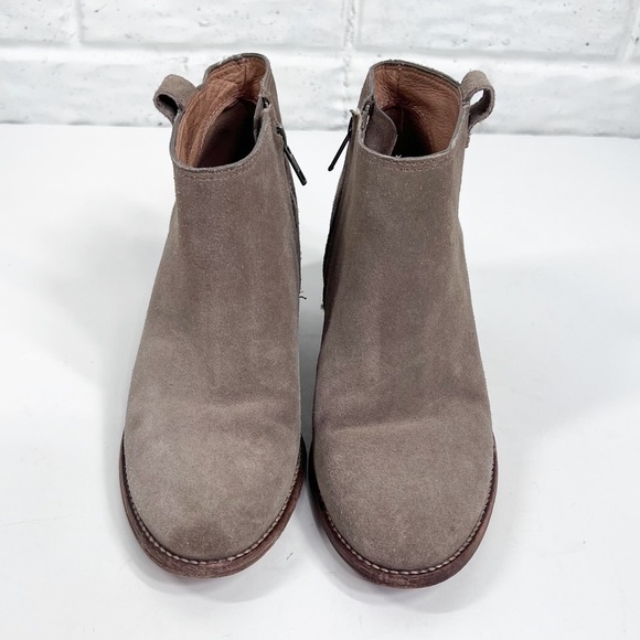 MADEWELL The Regan Boot Tan Suede Block Heel - Picture 6 of 8